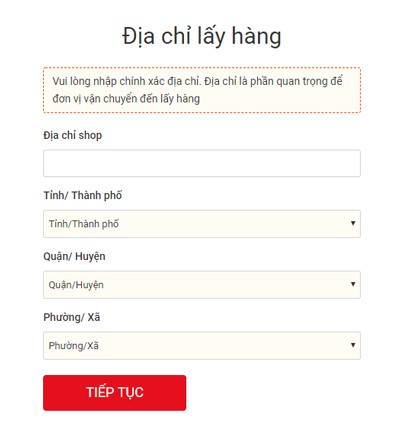 Bán hàng trên Sendo