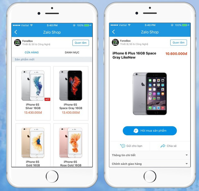 kinh doanh online tr&ecirc;n Zalo