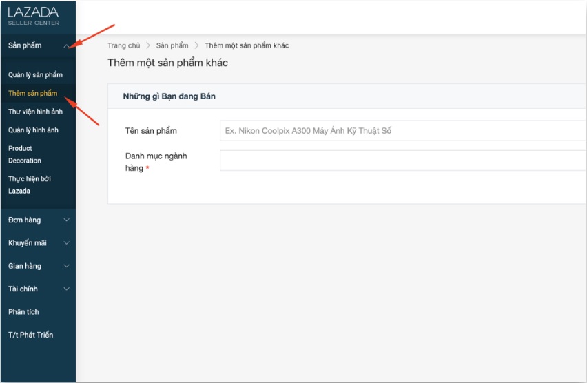 đắng k&yacute; b&aacute;n h&agrave;ng tr&ecirc;n lazada