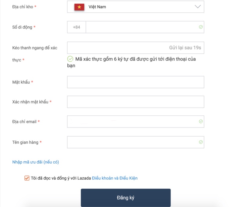 đăng k&yacute; b&aacute;n h&agrave;ng tr&ecirc;n lazada