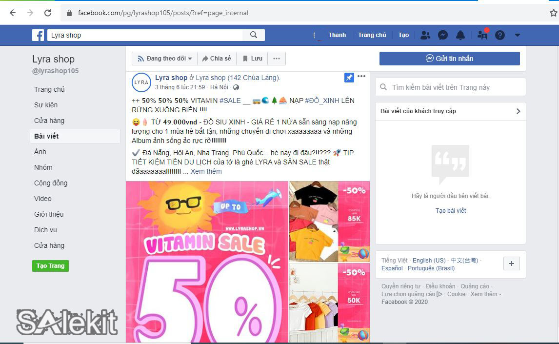 cach ban hang tren facebook