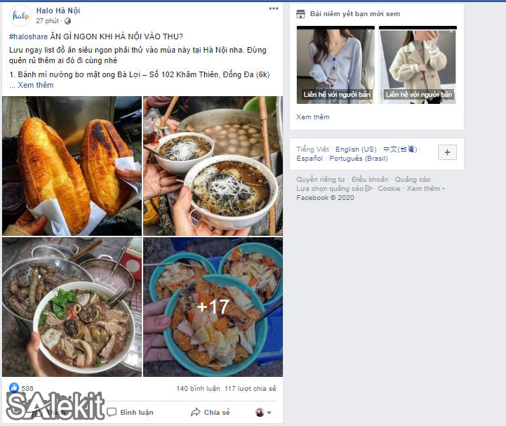 cach lam noi bat bai viet tren Facebook