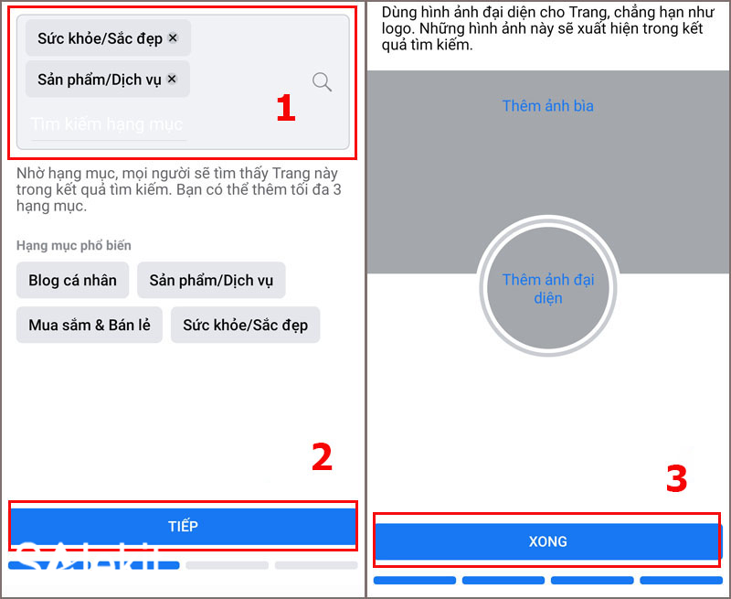 cach tao page tren facebook bang dien thoai