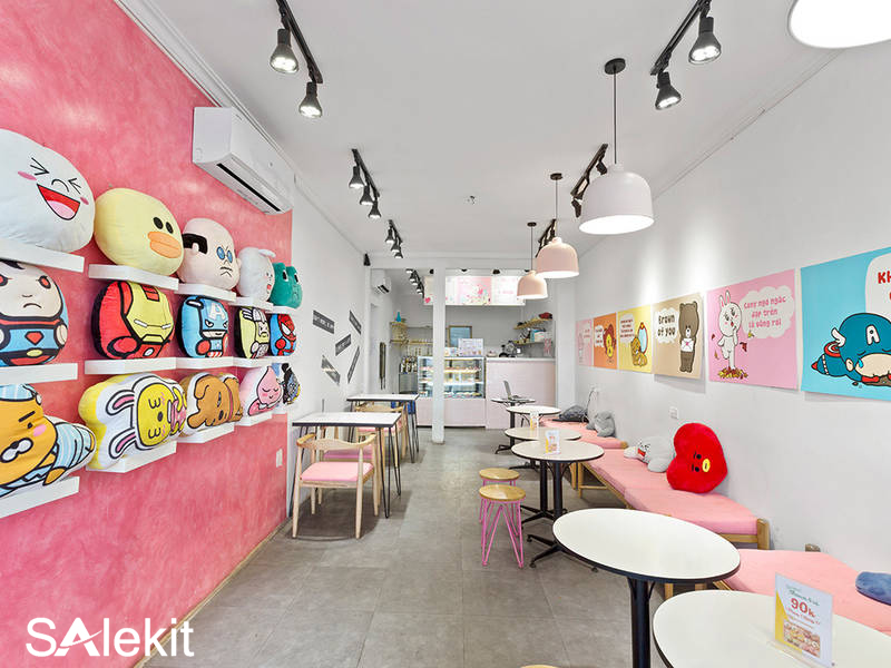 cach trang tri quan an vat nho