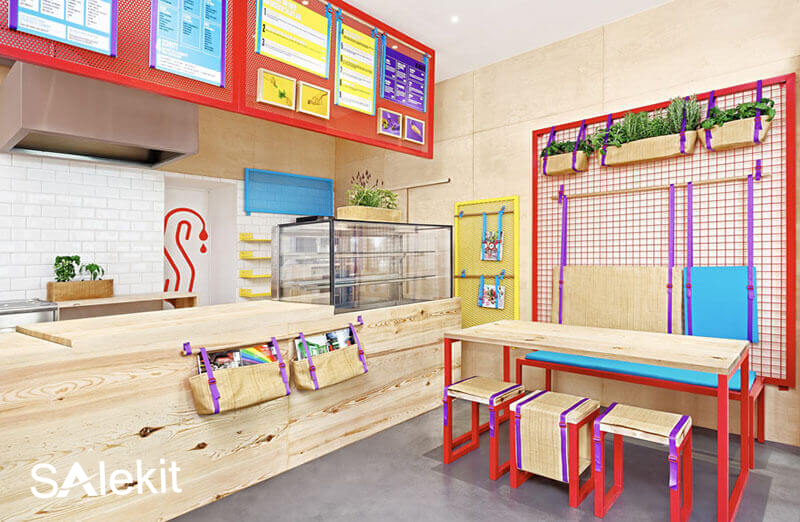 cach trang tri quan an vat nho