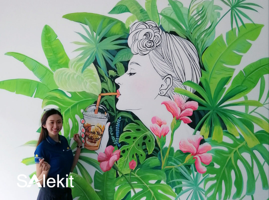 cach trang tri quan tra sua