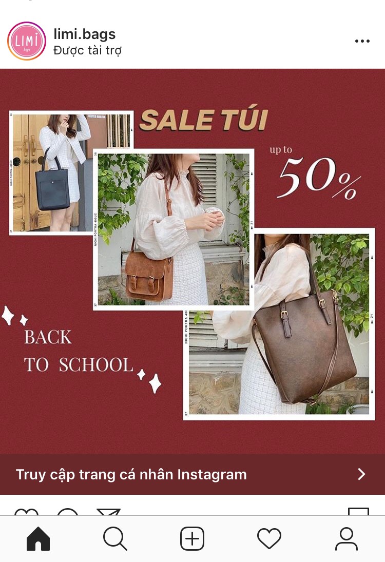 chạy quảng c&aacute;o Instagram bao nhi&ecirc;u tiền