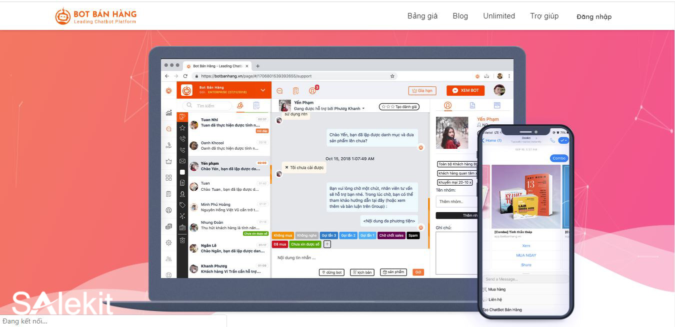 cong cu chatbot hieu qua nhat hien nay