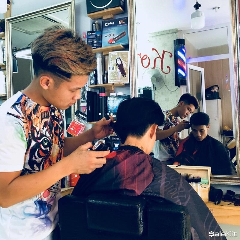Mở tiệm cắt t&oacute;c cho nam