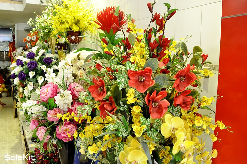 Kinh doanh hoa, quả ng&agrave;y Tết