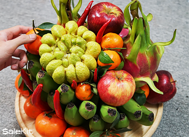 Kinh doanh hoa, quả ng&agrave;y Tết