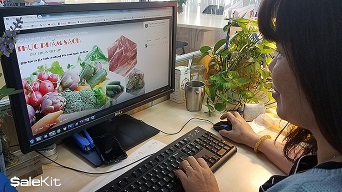 kinh doanh thực phẩm sạch online