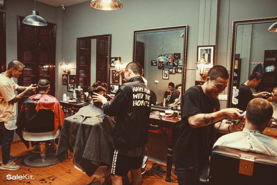 kinh nghiệm mở tiệm cắt t&oacute;c nam