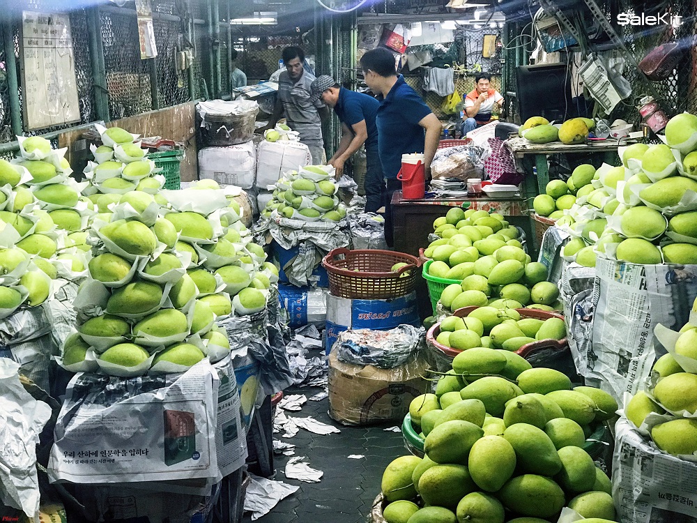 nguồn h&agrave;ng hoa quả sạch