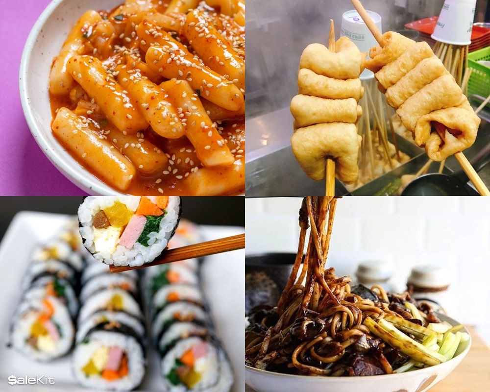 kinh doanh đồ ăn vặt H&agrave;n Quốc