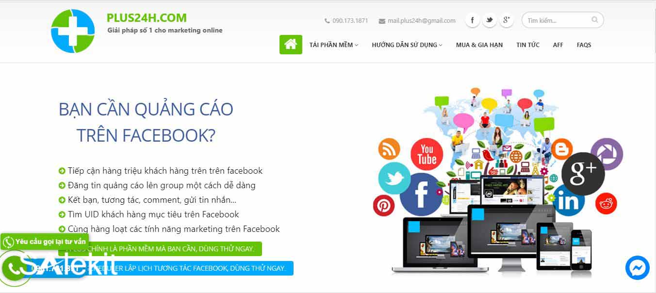 phan mem quang cao facebook