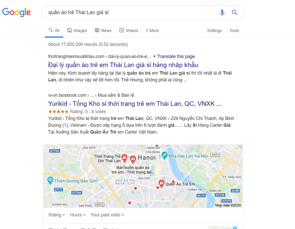 b&aacute;n bu&ocirc;n quần &aacute;o trẻ em Th&aacute;i Lan