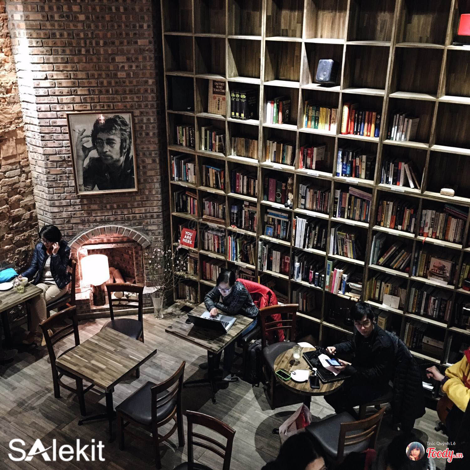 quan cafe sach tranquil coffee