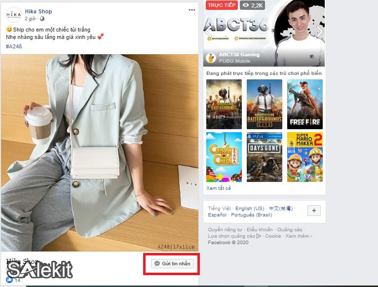 them nut tren fanpage