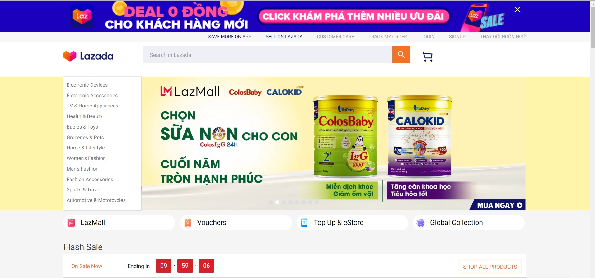 Lazada c&oacute; mạng lưới ph&aacute;t triển rộng khắp c&aacute;c quốc gia khu vực Đ&ocirc;ng Nam &Aacute;