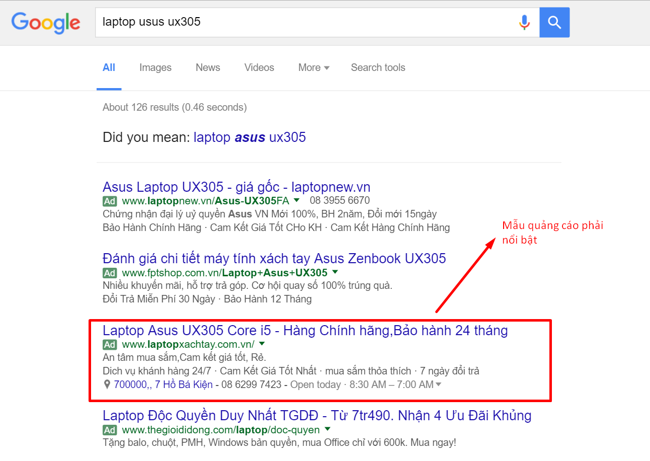 cách viết quảng cáo Google Ads