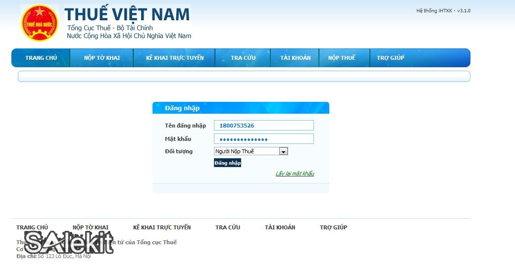 tra cuu ma so thue nguoi phu thuoc