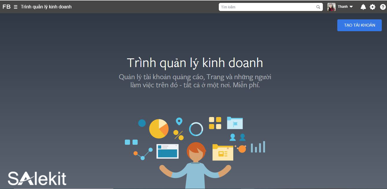 trinh quan ly fanpage tren may tinh