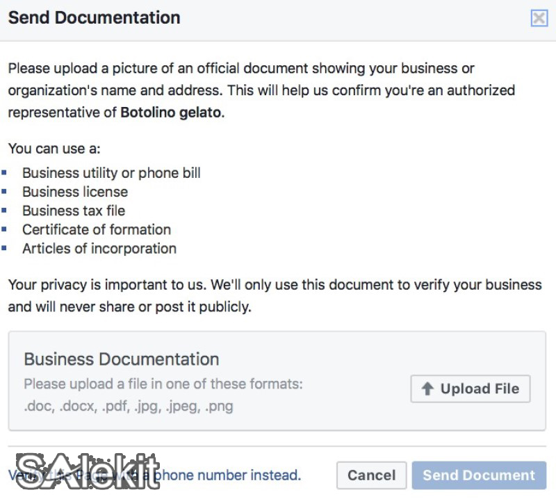 verify facebook la gi
