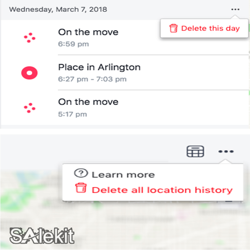 xoa dia diem check in tren facebook