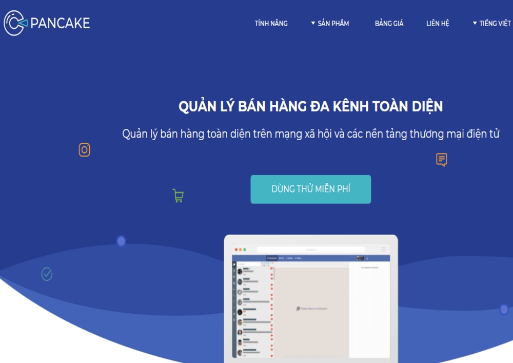 Phần mềm Pancake hỗ trợ b&aacute;n h&agrave;ng tr&ecirc;n Facebook hiệu quả 