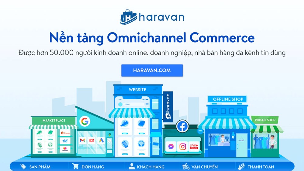 Phần mềm quản l&yacute; Shopee Haravan
