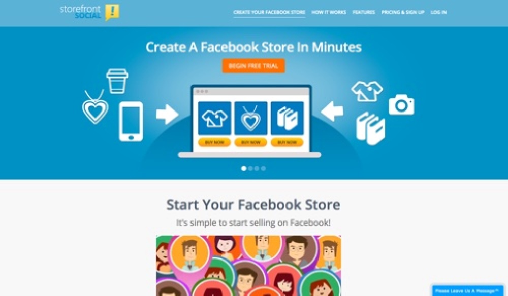 Phần mềm Storefront Social