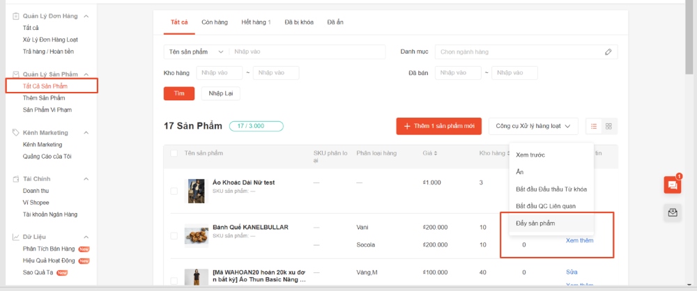 Tool hỗ trợ b&aacute;n h&agrave;ng Auto Shopee