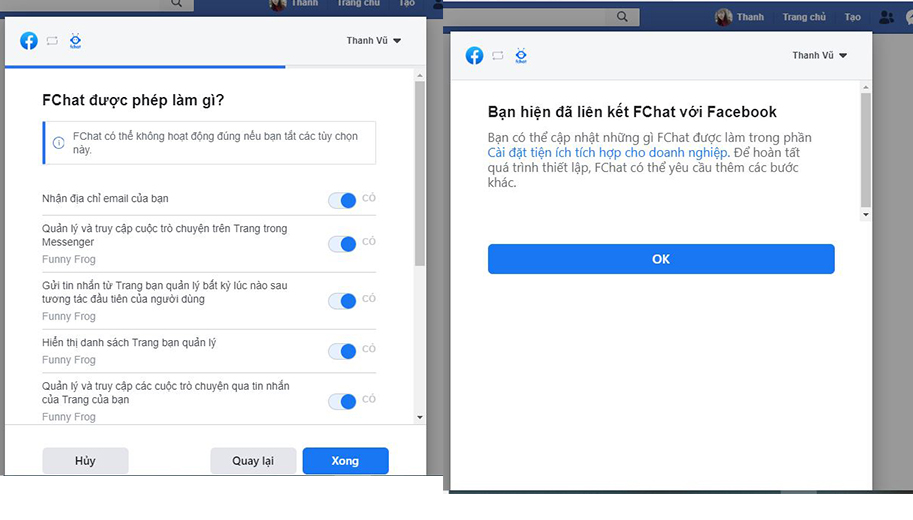 ung dung chatbot facebook